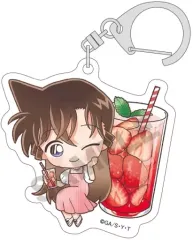 【中古】雑貨 毛利蘭 「名探偵コナン トレーディングアクリルキーホルダー きゃらペコ ドリンクVer」
