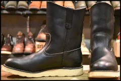 【90年代羽タグ】レッドウイング 8169 ペコス 黒 US7.5 E REDWING - RED WING 8169 ペコス 茶芯 (廃盤) 羽タグの通販 by