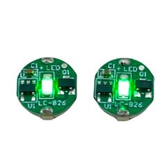 新品 VERUNIS 小型 ワイヤレス LED ライト マグネット スイッチ 配線不要 プラモデル 模型 ガンプラ フィギュア グリーン 緑 2個 セット