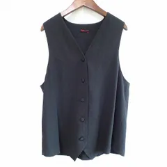 #apc  シセンドウ 詩仙堂 ヒトシタムラ ベスト ジレ 黒 ちりめん レディース [823078]