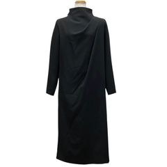 ▼マルゥ ユナイテッドアローズ 長袖 ワンピース 34サイズ ブラック 黒 MARW UNITED ARROWS