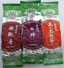 和昌茶荘　台湾茶３種のアソート（凍頂烏龍茶、ジャスミン茶、鉄観音茶）各100ｇ袋入り