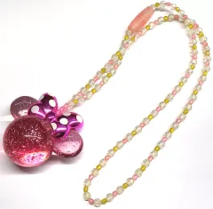 【中古】アクセサリー(非金属) ミニーマウス(ストラップビーズネックレス仕様) 光るペンダント 「ディズニー」 東京ディズニーリゾート限定