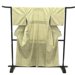結城紬/証紙付/美品/仕立上がり/適応身長152～159㎝/11137