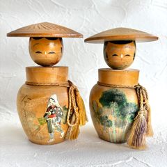 こけし 日本人形 伝統工芸品 Japanese Wood Kokeshi Dolls kokeshi japan traditional【202】