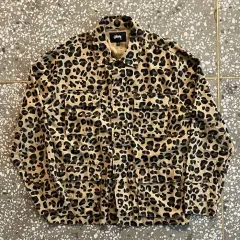 archive Stussy アニマル柄 ナイロンジャケット Stüssy - レオパードメッシュジップジャケット | HBX - ハイプ