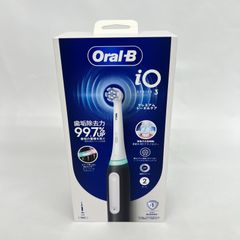 □【未開封】 Oral-B iO3 プレミアムトータルケア オーラルB  iO シリーズ3　iOG3.1C6.0 電動歯ブラシ　マットブラック　P&G ブラウン  BRAUN