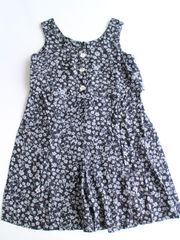 90年代　レーヨン　花柄　オールインワン　ジャンプスーツ　古着　ビンテージ　アメリカ 60's 70's 80's 90's レディース古着 vintage usa ヴィンテージ　ユーロ