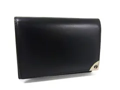 ■美品■ dunhill ダンヒル ロンドン レザー カードケース カード入れ 名刺入れ パスケース メンズ ブラック系 DK5920