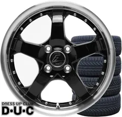 ①BBS 15 5.0J 100 4H ホイール RE5012 2本