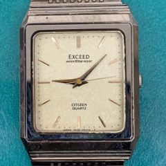 1980年製 超硬ケース 電池交換済 CITIZEN シチズン エクシード QZ