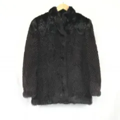 JANE LOFTY★毛皮/ミンクファーコート/アウター【11号/暗茶】レディース◆BA414L