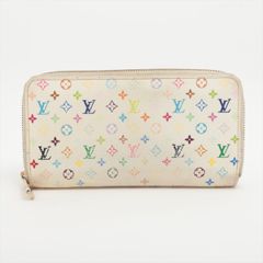 Louis Vuitton 長財布 ホワイト マルチカラー 箱付き - メルカリ