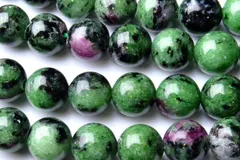 ルビーインゾイサイト8mm １連（約38cm） パワーストーン 天然石 _R1649-8