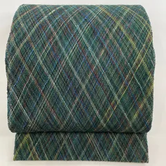 夏物 名古屋帯 夏帯 グリーン M2506213 青緑色が、再入荷！／夏帯 名古屋帯 新品 夏名古屋帯 青碧地に花