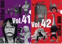 [중고] 클리어 파일 vol.41 & 42 히스토리 클리어 파일 세트 (2 장 세트) [이치 반 쿠지 원피스 vol.100 Anniversary] N상