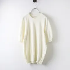 ブラミンク BLAMINK 16Gクルーネックニット 38/オフホワイト トップス 半袖 カットソー クルーネック 【2400014525595】のサムネイル