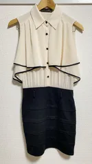 CECIL McBEE セシルマクビー ワンピース 切り替え シフォンブラウス