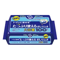 【新品・2営業日で発送】日本製紙クレシア アクティ トイレに流せるおしりふき 100枚入のサムネイル