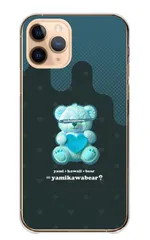 iPhone 12 iPhone12Pro ケース ハードケース アイフォン12 スマホケース 病みかわ 病み可愛い やみかわいい パステル テディベア くま クマ 地雷系 量産型 ゴシック 携帯ケース スマホカバー 携帯カバー 送料無料 カラー03
