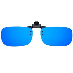 新品 [FF FRAZALA] クリップオン サングラス 跳ね上げ式 偏光レンズ アンチグレア UV 保護 運転 メガネの上からかけるサングラス