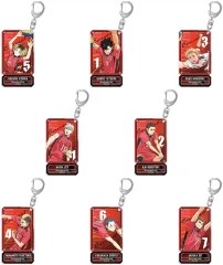 【中古】キーホルダー 全8種セット 「ハイキュー!! アクリルキーホルダーコレクション 音駒高校」