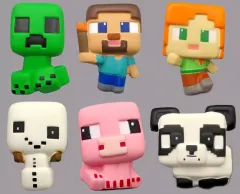 【中古】シール・ステッカー ノーマル全6種セット 「マインクラフト ぷにぷに 立体 ビッグ ステッカー」