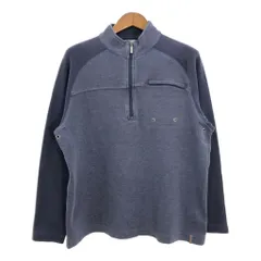 Columbia コロンビア VERTEX ハーフジップ スウェット アウトドア ネイビー (メンズ L) 中古 古着 R2517