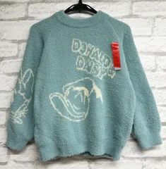 ◾️ドナルド＆デイジー ニット セーター 水色 130cm ディズニー 可愛い 女の子【65855】