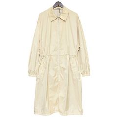 AURALEE　オーラリー　2024SS　hard twist polyester satin laminate zip coat　サテンジップアップコート　A24SC01SL　8054000205714