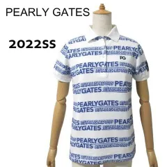 パーリーゲイツ 美品 4口鹿の子 半袖ポロシャツ 白 ホワイト 1（M）日本製 055-2160434 PEARLY GATES◆N12