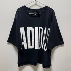 adidas アディダス トレーニングウェア ショート丈Tシャツ ブラック