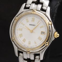 SEIKO Scuba 7N35-6080 腕時計 シルバー/ゴールド - メルカリ