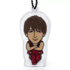 【中古】雑貨 藤原樹(THE RAMPAGE) クリアチャーム THROW YA FIST OP衣装 笑顔ver. 居酒屋えぐざいる オンラインカプセル ファイナル景品