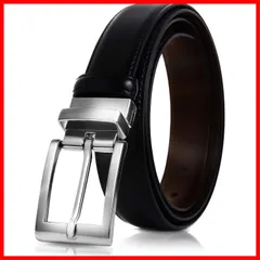 【特売】[サヴィルマン] ベルト メンズ ビジネス 紳士 リバーシブル おおきいサイズ レザー