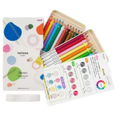 色鉛筆 トイロノ 24色セット 三菱鉛筆 新学期準備文具 小学生 グッズ 