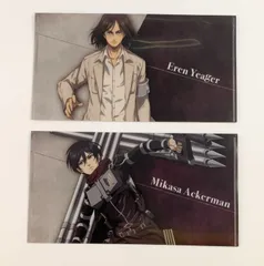 【まとめ売り】 進撃の巨人 エレン ミカサ マスクケース NewDays 2点セット