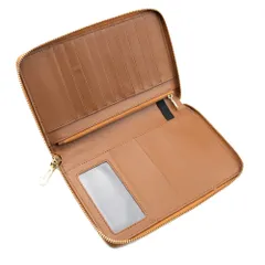 ☆新品☆[VivoStyle] お薬手帳ケース 革製超軽量 通院ケース 通院まとめ 診察券 母子手帳 保険証 パスポートケース (キャラメル)