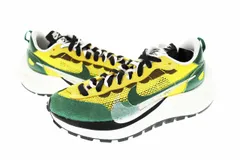 ナイキ NIKE ×SACAI サカイ VAPORWAFFLE TOUR YELLOW Stadium Green Sail ヴェイパー ワッフル CV1363-700 27 ツアー イエロー スタジアム グリーン セイル ▲■250127