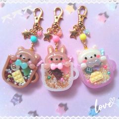 ☆くまマグカップ☆　〜バックチャーム、キーホルダー〜