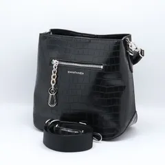 美品 サマンサベガ ハンドバッグ/ショルダーバッグ 替えベルト付 2ウェイ ブラック×エメラルドグリーン レディース YUM 2000000 NSK