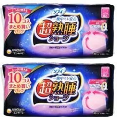 【2セット】ユニ・チャーム ソフィ超熟睡ショーツ ML 10枚　兵庫倉庫