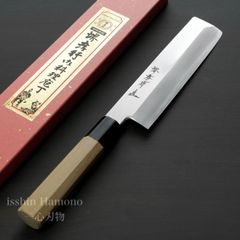 越後司作 黒打三徳包丁 白二鋼 水牛柄 司作 和包丁 日野浦司 - メルカリ