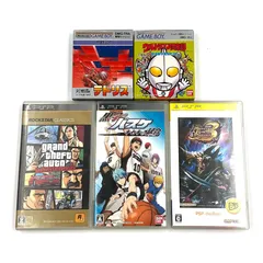【ゲームソフト5点まとめ】極美品　モンハン　グラセフ　ゲームボーイ　テトリス　ウルトラマン　nintendo　PSP　CAPCOM
