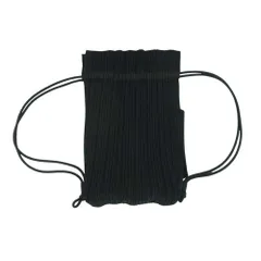 美品✨PLEATS PLEASE イッセイミヤケ 巾着 ポーチ ナップサック 黒 PLEATS PLEASE ISSEY MIYAKEのフリマアイテム一覧