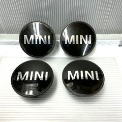 中古品 ミニ 純正 ホイール用 センターキャップ 4個セット シルバー MINI ホイールキャップ 3613-1171-069 中古