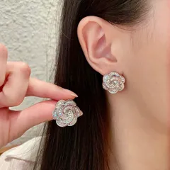 【今日特価】Chanel ヴィンテージ アルファベット ピアス！送料無料 限定割引