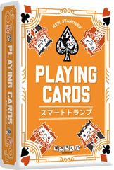 Sugorokuya Smart Playing Cards, Left-Handed Compatible, Small, Embossed, Travel, Family Board Game