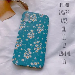新品 iphoneケース 花柄 ソフト 青 スマホケース