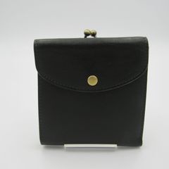 RafiCaro がま口 三つ折り財布 グリーン